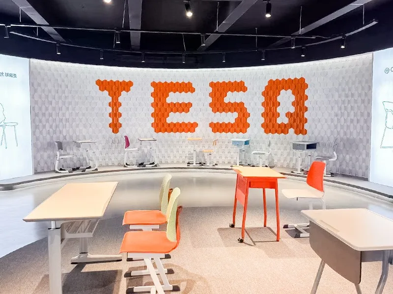 Showroom — TESO brand wall